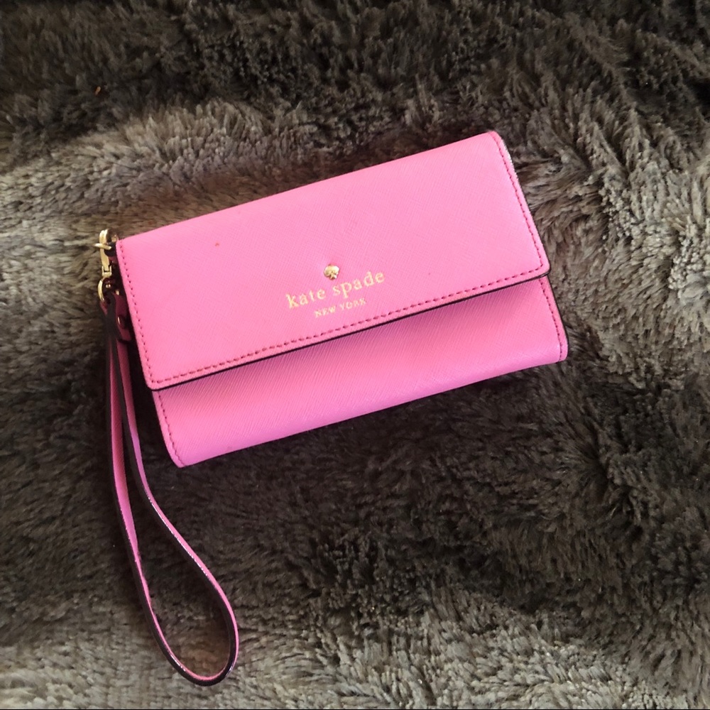 Kate spade Barbie pink wristlet
